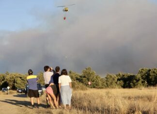 Incendio en Trabazos, Zamora