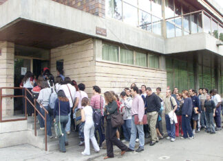 Antigua sala de estudio en la zona del Salón. / Óscar Navarro (ICAL)