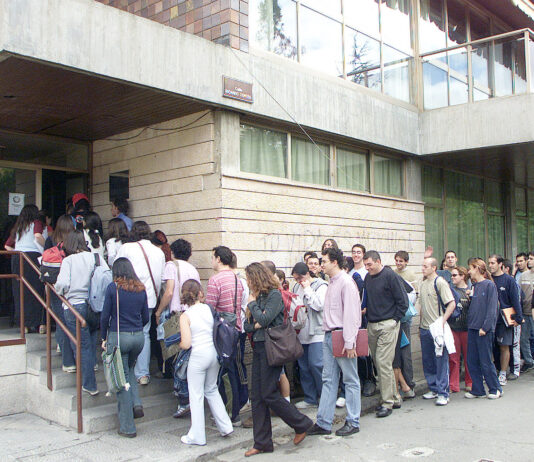 Antigua sala de estudio en la zona del Salón. / Óscar Navarro (ICAL)