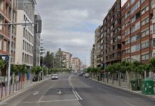 Avenida Valladolid en Palencia