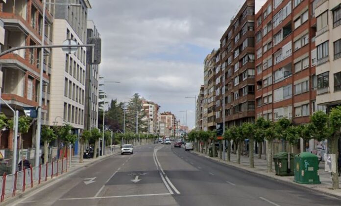 Avenida Valladolid en Palencia