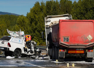 Accidente de tráfico en Carracedelo León