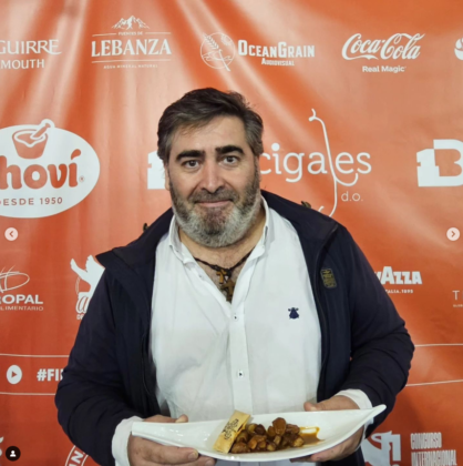 Finalista del Concurso Una de Bravas de Palencia. Alberto Villegas del Restaurante San Remo Palencia