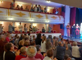 Inauguración del XXIX Certamen Nacional de Teatro Aficionado Camino de Santiago en Carrión de los Condes