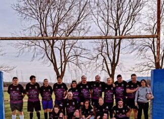 Primer partido del equipo de Rugby Inclusivo en La Bañeza