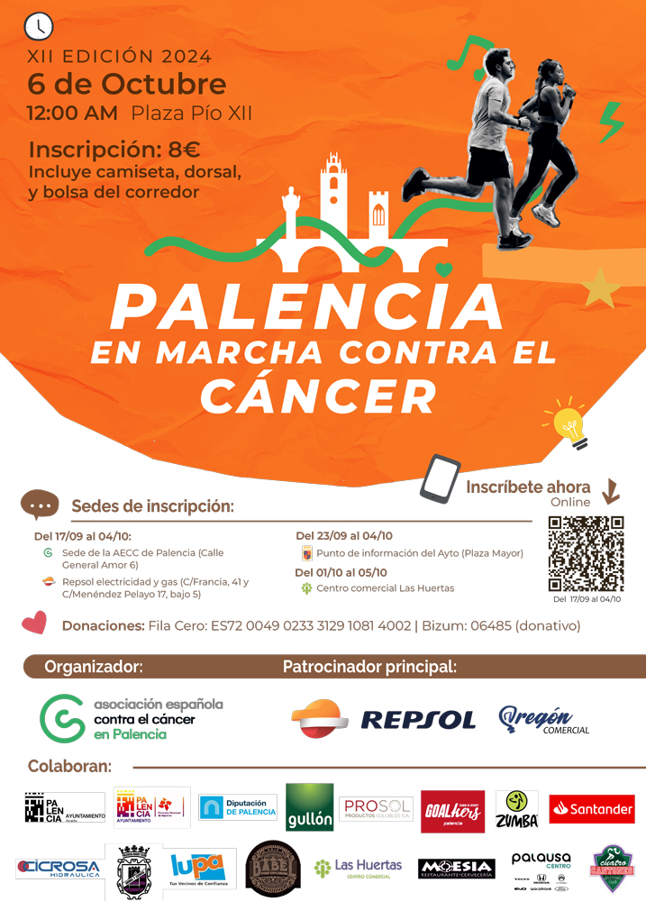 carrera contra el cáncer palencia