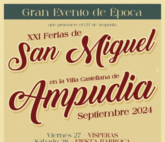 Cartel del las Ferias de San Miguel 2024 de Ampudia