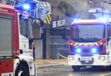 Incendio en una bolera de la calle Soria de la capital burgalesa / ICAL