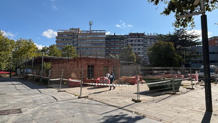 Cafetería del Salón en reformas actualmente