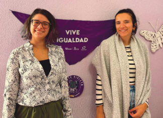 Celia y Tamara son dos de las trabajadoras de la asociación ADAVAS Palencia