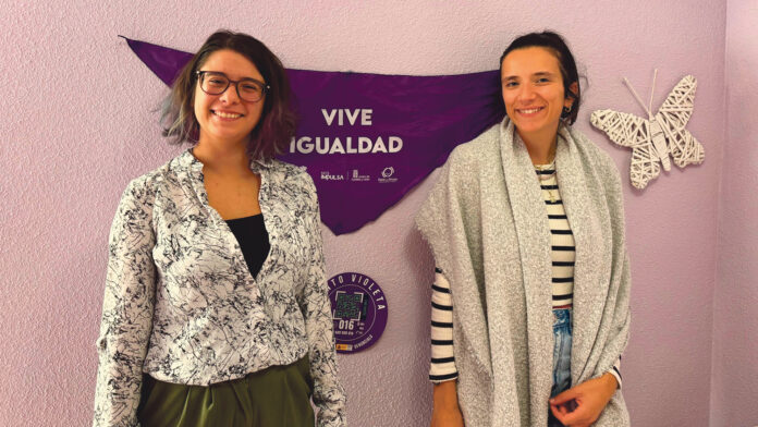 Celia y Tamara son dos de las trabajadoras de la asociación ADAVAS Palencia