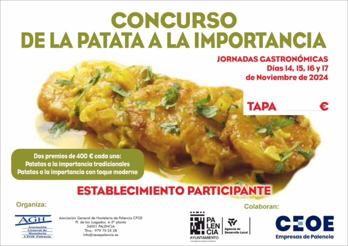 Concurso de la patata a la importancia en Palencia