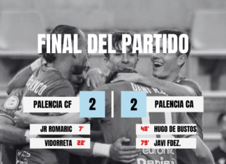 Empate con sabor agridulce en La Balastera Palencia CF y Cristo Atlético igualan en el derbi capitalino (2-2)