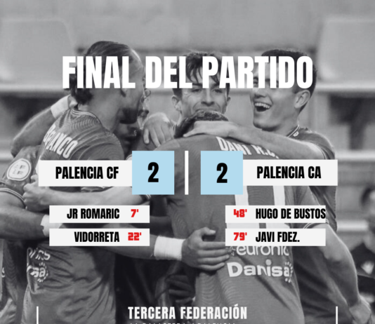 Empate con sabor agridulce en La Balastera Palencia CF y Cristo Atlético igualan en el derbi capitalino (2-2)