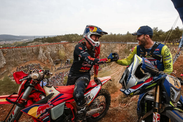 Mario Román, piloto de hard enduro