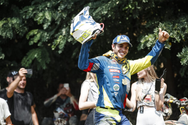 Mario Román, piloto de hard enduro