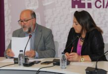 La alcaldesa de Palencia, Miriam Andrés y el concejal de Hacienda, Carlos Hernández, presentan la propuesta de Ordenanzas Fiscales del equipo de Gobierno