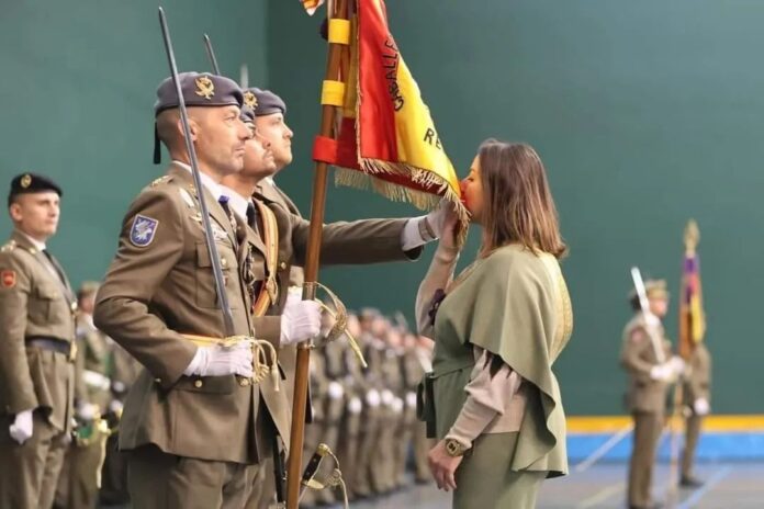 Jura de bandera que se celebró en el frontón de Eras de Santa Marina de Palencia