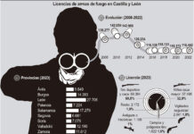 Licencias de armas de fuego en Castilla y León (15cmx11cm)