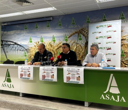 ASAJA, UPA y COAG en rueda de prensa