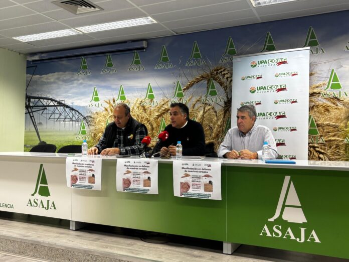 ASAJA, UPA y COAG en rueda de prensa