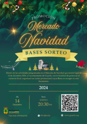 Cartel Mercado Navidad Guardo