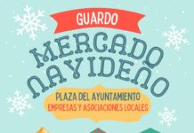 Cartel Mercado Navidad Guardo