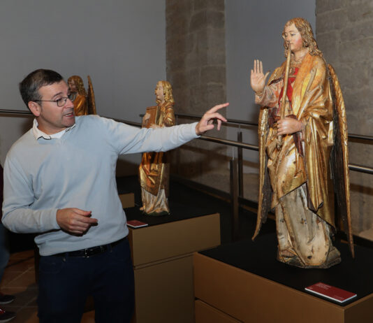 el director del Museo Territorial ‘Campos del Renacimiento’, José María Vicente.