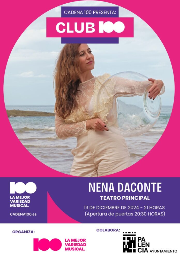 Nena Daconte actuará en Palencia en 13 de diciembre