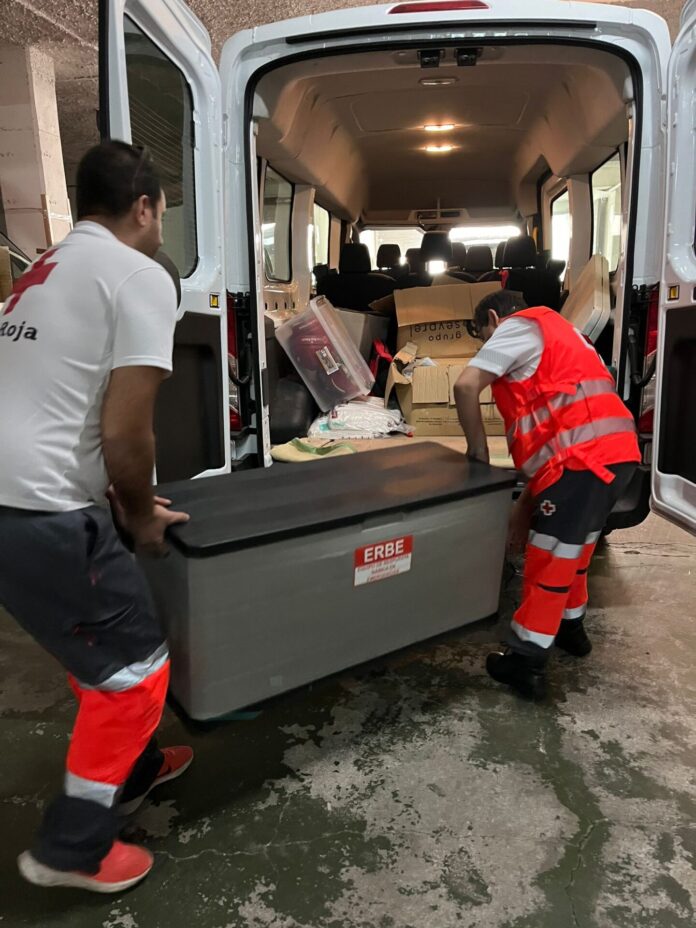 Cruz Roja Palencia DANA voluntarios