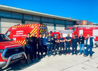 Siete bomberos de Palencia se desplazan a Valencia para participar en las tareas de ayuda tras la DANA