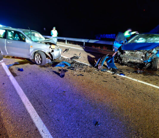 Sucesos en Palencia- accidente en Villanueva de la Peña