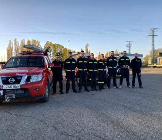 Relevo de Bomberos del Servicio de Protección Civil y Extinción de Incendios