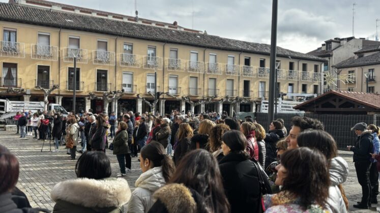 Manifiesto en conmemoración del Día Internacional contra la Violencia de Género en la Plaza Mayor de Palencia