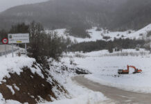 Nieve en el norte de la provincia de Palencia