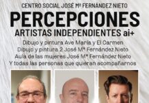 Cartel 'Percepciones' Artistas Independientes, miércoles 4 de diciembre