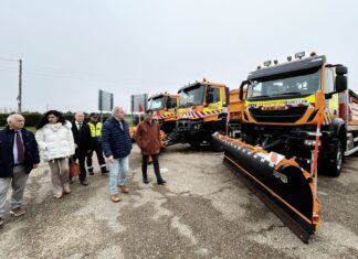 El Gobierno de España dispone en Palencia de 23 quitanieves para hacer frente a la temporada invernal