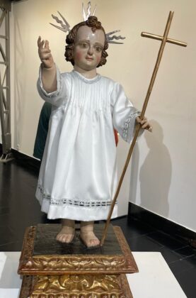 exposición de niños Jesús que está abierta en el Museo de Palencia