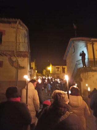 Fotos de las antorchas de Vallejo de Orbó