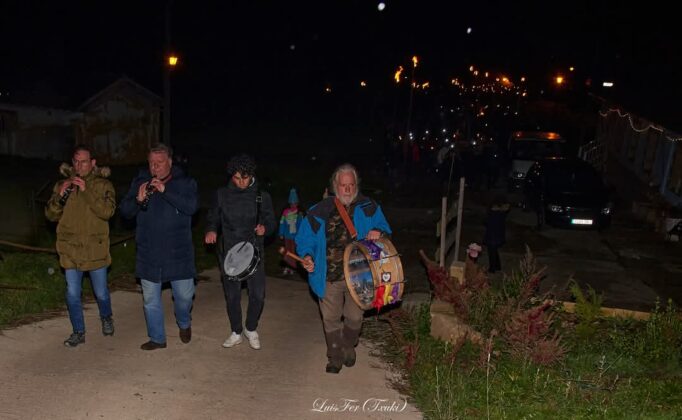 Fotos de las antorchas de Vallejo de Orbó