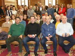 Homenaje en el Ayuntamiento de Palencia a sus trabajadores jubilados en 2024