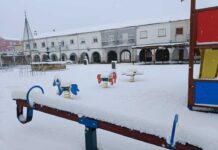 Nieve en Barruelo de Santullán