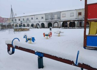 Nieve en Barruelo de Santullán