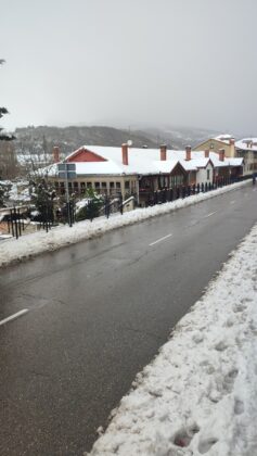 Nieve en Barruelo de Santullán