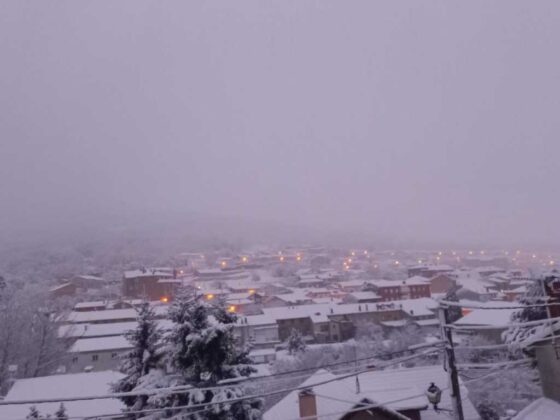 Nieve en Barruelo de Santullán