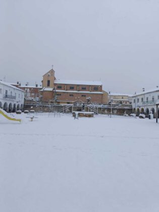 Nieve en Barruelo de Santullán