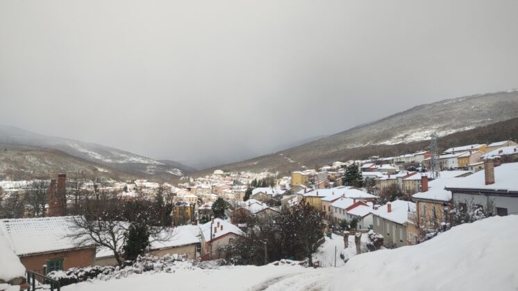 Nieve en Barruelo de Santullán